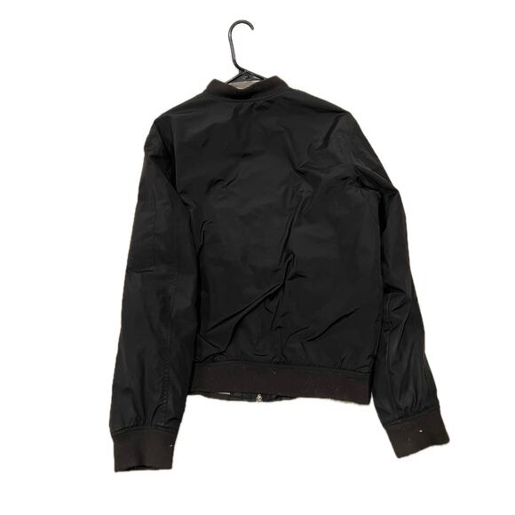 Old Navy Black Bomber Jacket Womans L - Picture 2 of 3